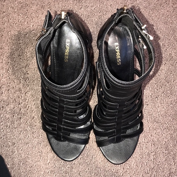 strappy wedges - Picture 3 of 3